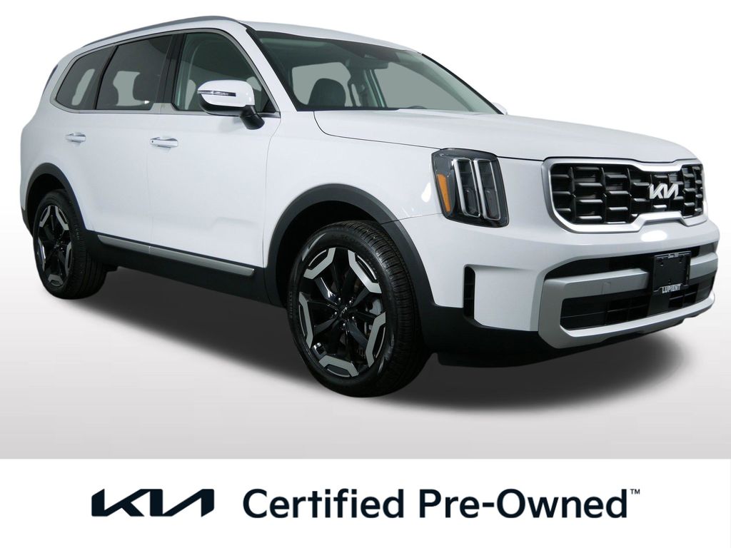 Glacial White Pearl 2025 Kia Telluride S AWD SUV / Crossover All-Wheel Drive 8-Speed Automatic