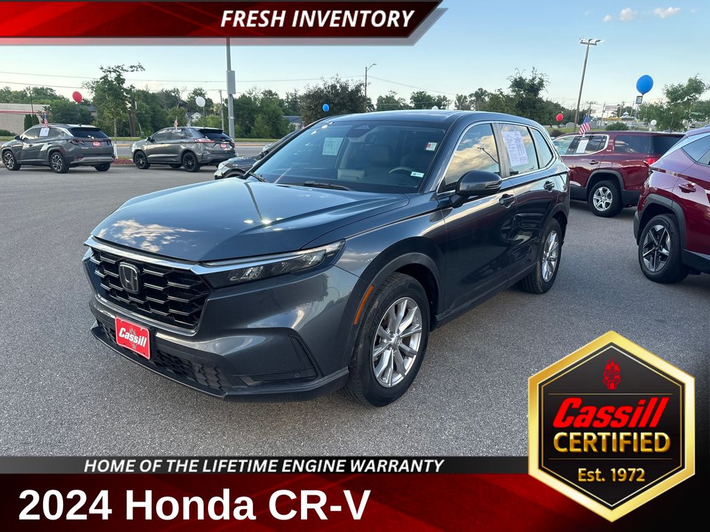 Gray 2024 Honda CR-V SUV / Crossover Front-Wheel Drive Continuously Variable Transmission