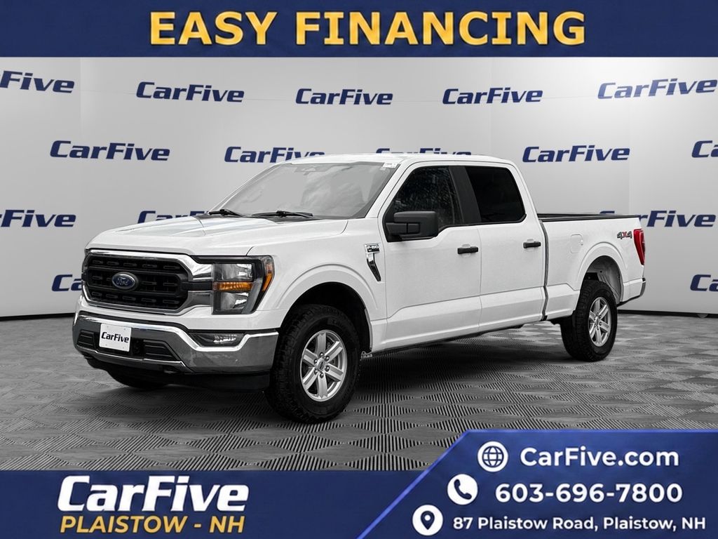 White 2023 Ford F-150 Pickup Truck Four-Wheel Drive 10-Speed Automatic