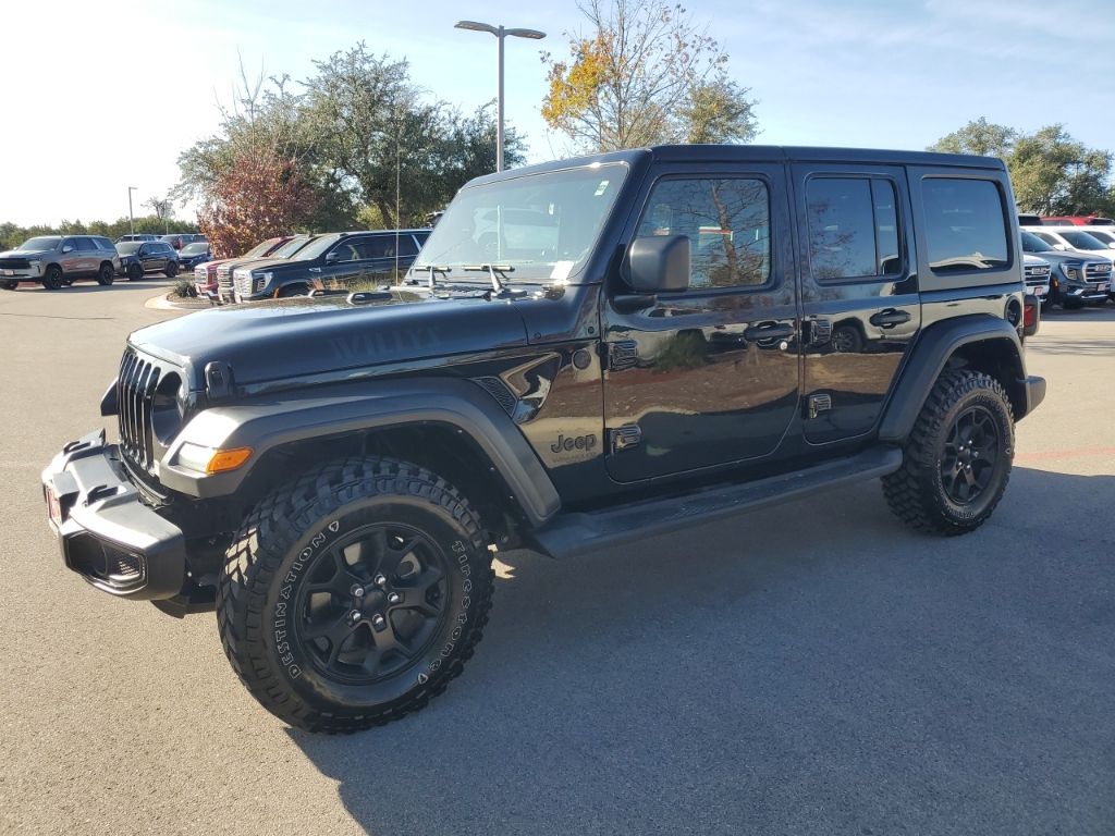 Used Car 2022 Jeep Wrangler  Unlimited Willys For Sale Under $30,000 In Austin, Texas