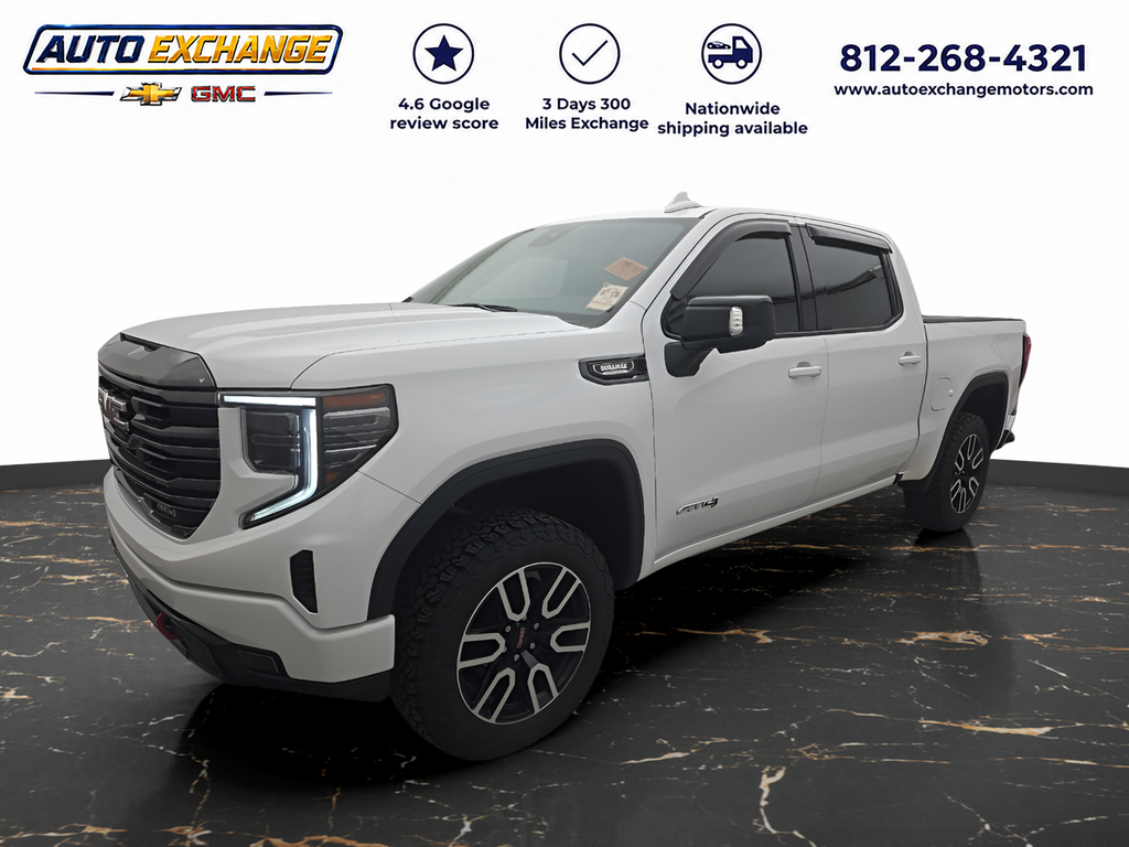 Summit White 2022 GMC Sierra 1500 Pickup Truck Four-Wheel Drive Automatic