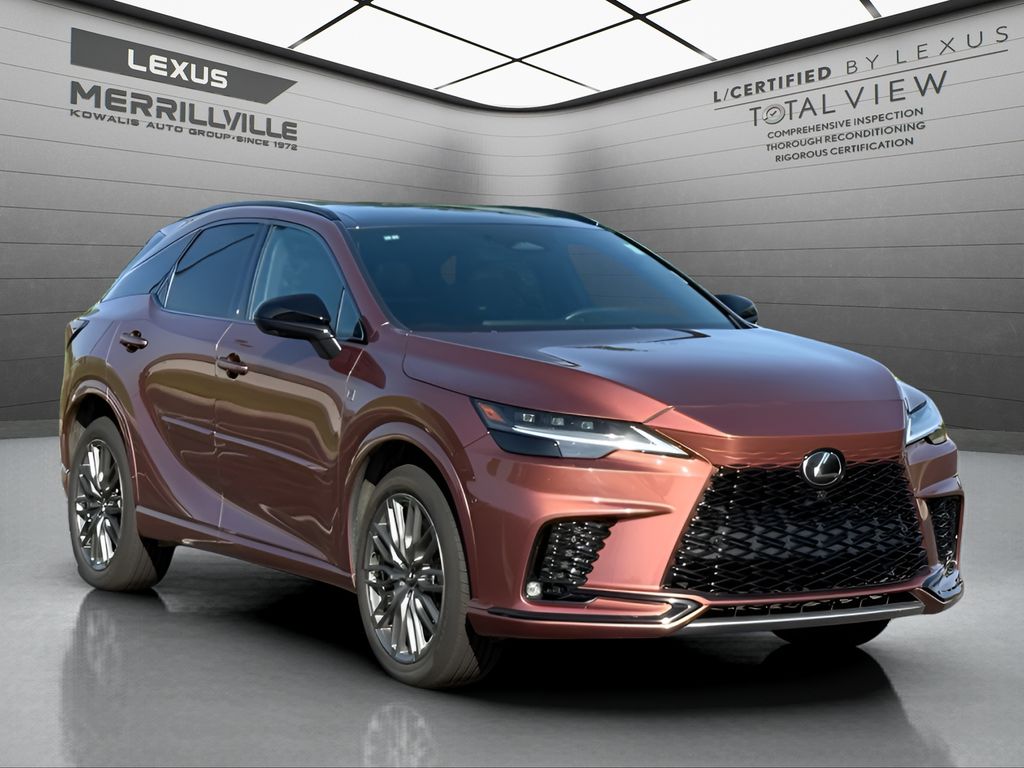 Red (Copper Crest) 2023 Lexus RX Hybrid 500h F Sport Performance 3 AWD SUV / Crossover 6-Speed Automatic