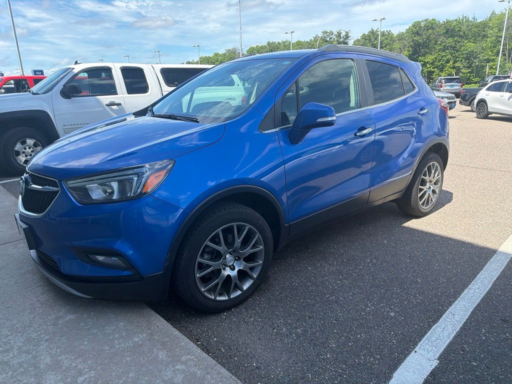 Brilliant Blue Metallic 2018 Buick Encore Sport Touring AWD SUV / Crossover All-Wheel Drive 6-Speed Automatic Overdrive