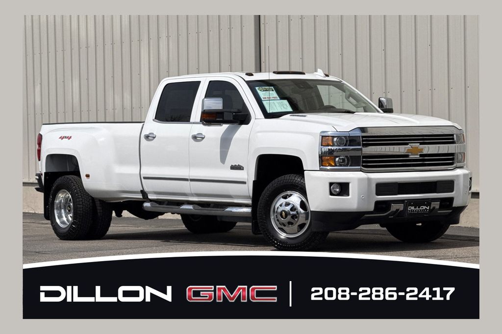 Summit White 2016 Chevrolet Silverado 3500HD Pickup Truck Four-Wheel Drive 6-Speed Automatic