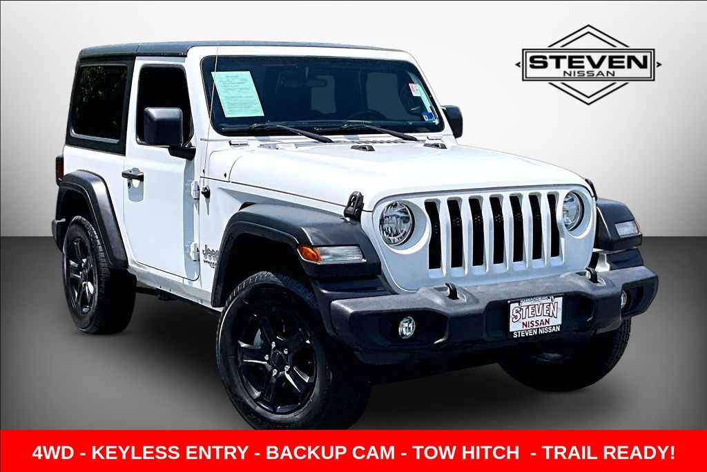 Bright White Clearcoat 2020 Jeep Wrangler SUV / Crossover Four-Wheel Drive 8-Speed Automatic