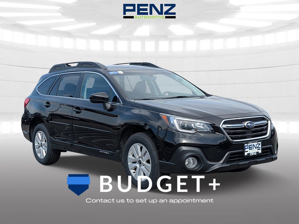 Crystal Black Silica 2018 Subaru Outback 2.5i Premium AWD Wagon All-Wheel Drive Continuously Variable Transmission