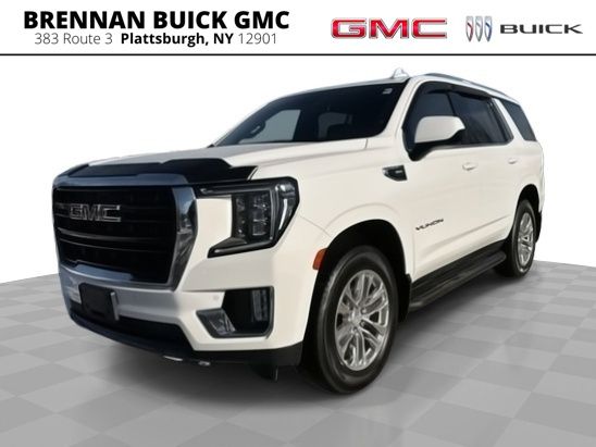 Summit White 2024 GMC Yukon SLE 4WD SUV / Crossover Four-Wheel Drive