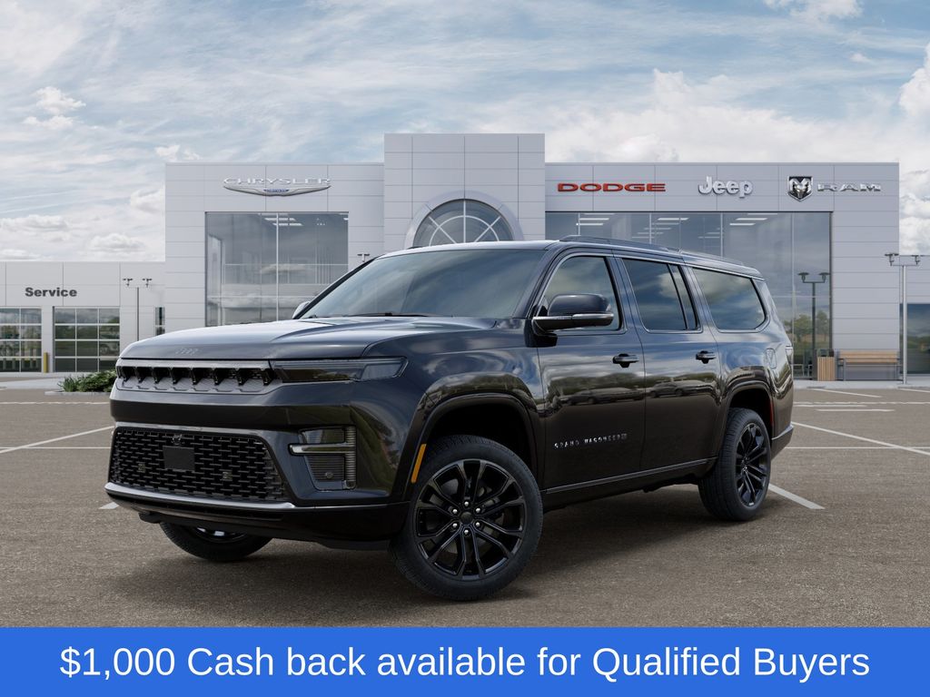 Black 2026 Jeep Grand Wagoneer L SUV / Crossover Four-Wheel Drive 8-Speed Automatic