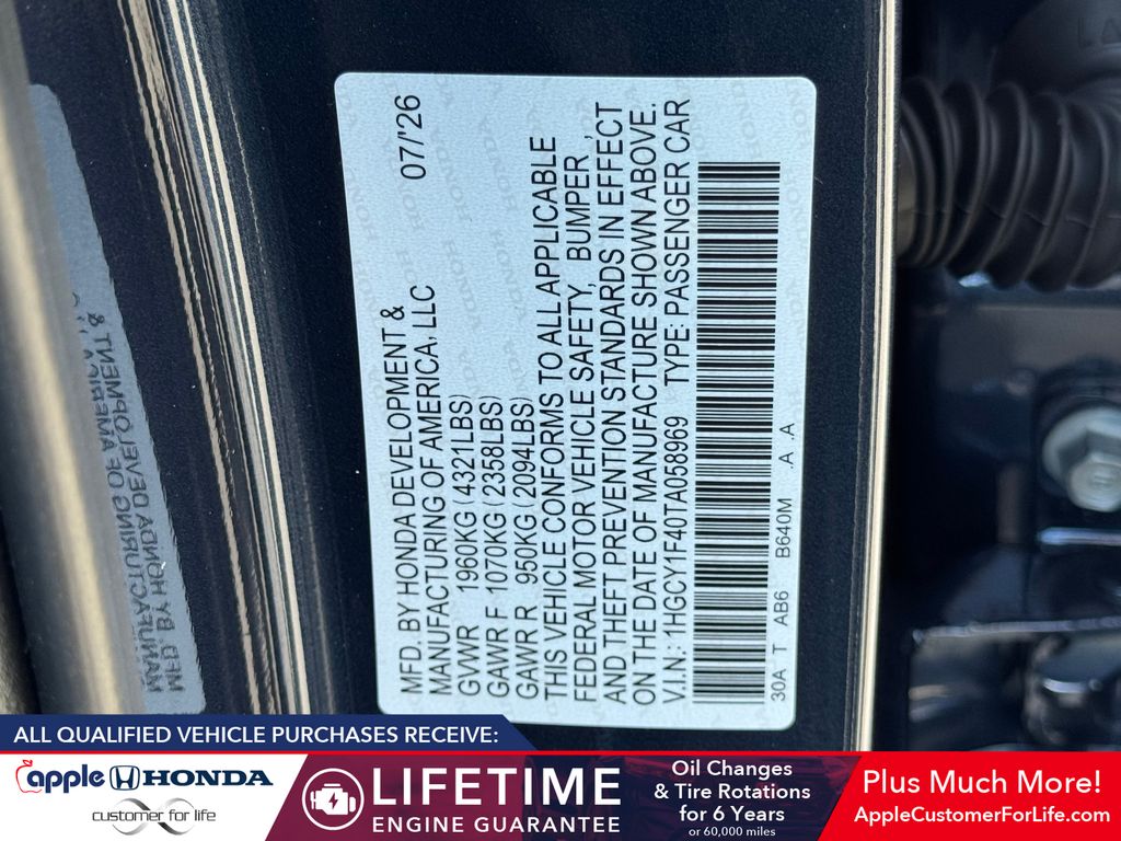 2026 Honda Accord Sedan SE