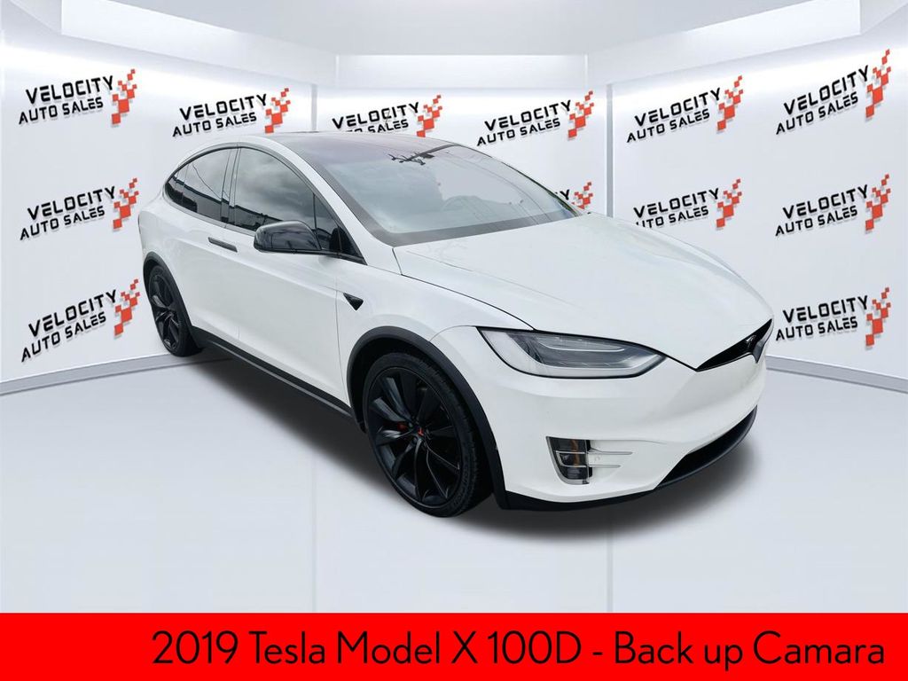 White 2019 Tesla Model X 100D AWD SUV / Crossover All-Wheel Drive 1-Speed Automatic