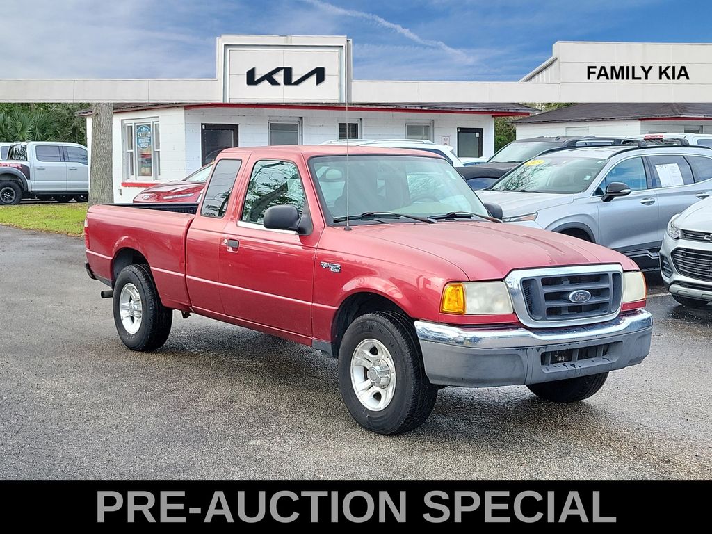 Toreador Red Clearcoat Metallic 2004 Ford Ranger 2 Dr XLT Extended Cab SB Pickup Truck Rear-Wheel Drive 5-Speed Manual Overdrive