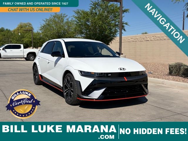 Atlas White 2025 Hyundai Ioniq 5 N AWD SUV / Crossover All-Wheel Drive 1-Speed Automatic