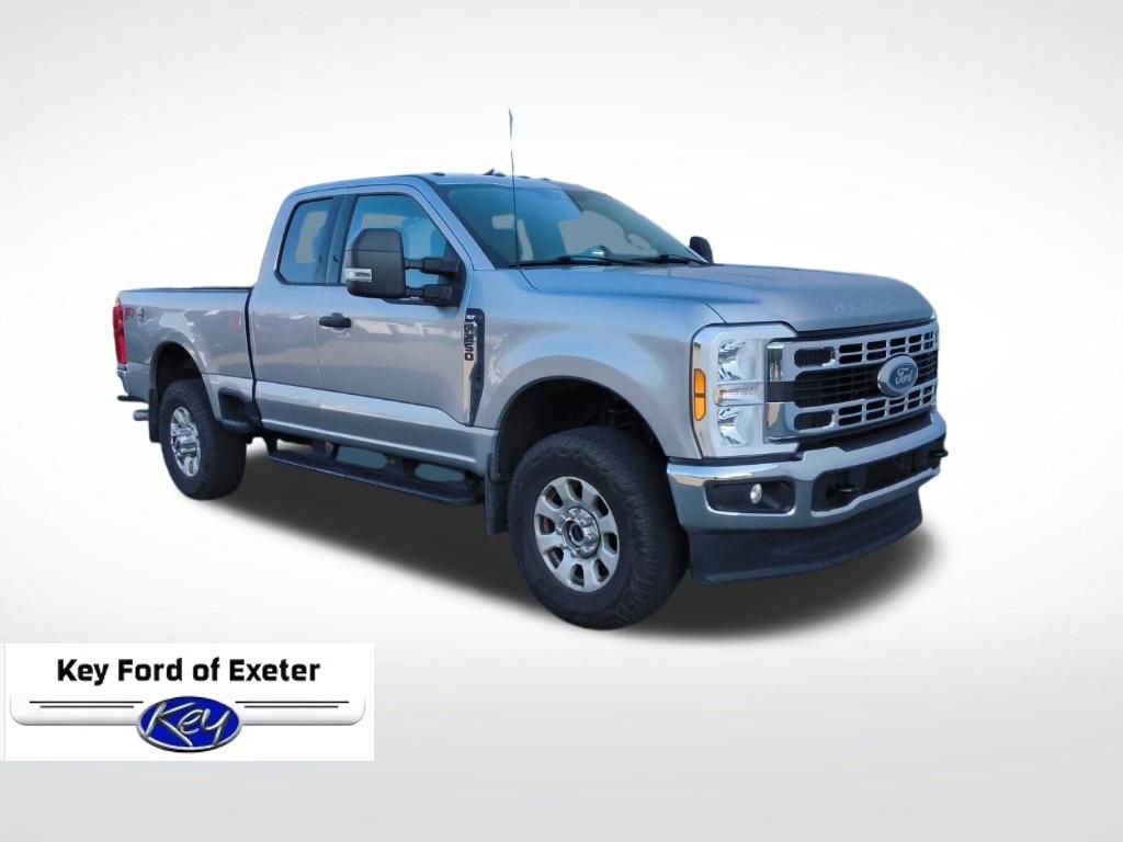 Silver Metallic 2024 Ford F-250 Super Duty Pickup Truck Four-Wheel Drive Automatic