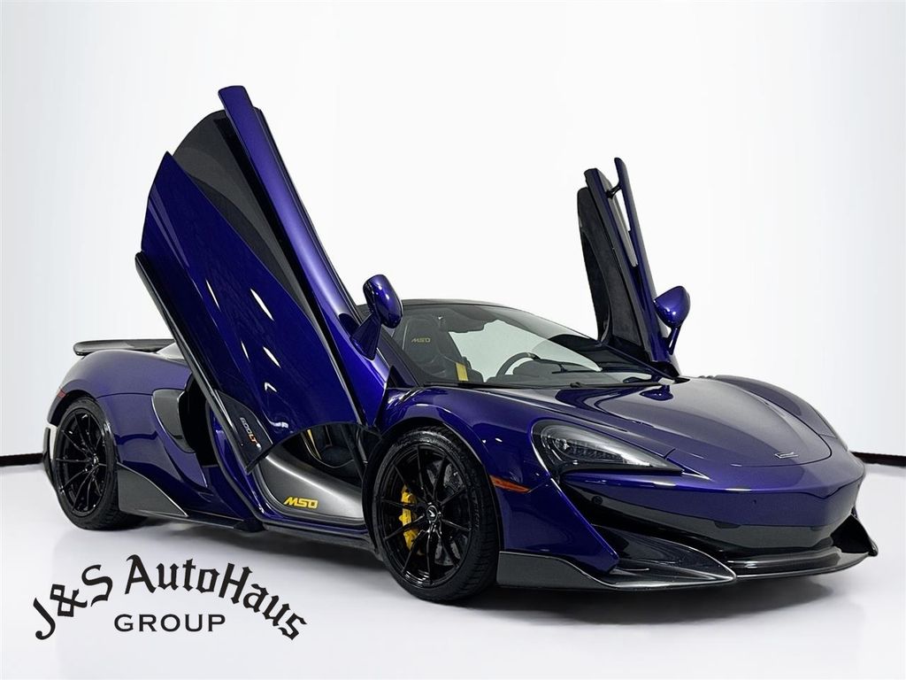 Purple 2020 McLaren 600LT Spider RWD Convertible Rear-Wheel Drive 7-Speed Automatic