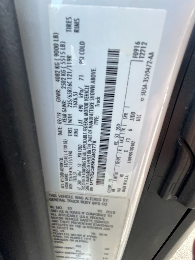 2019 Ford Transit-250 Base White at Autostrade