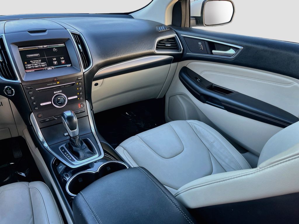 2015 Ford Edge Titanium White at North Houston Mitsubishi