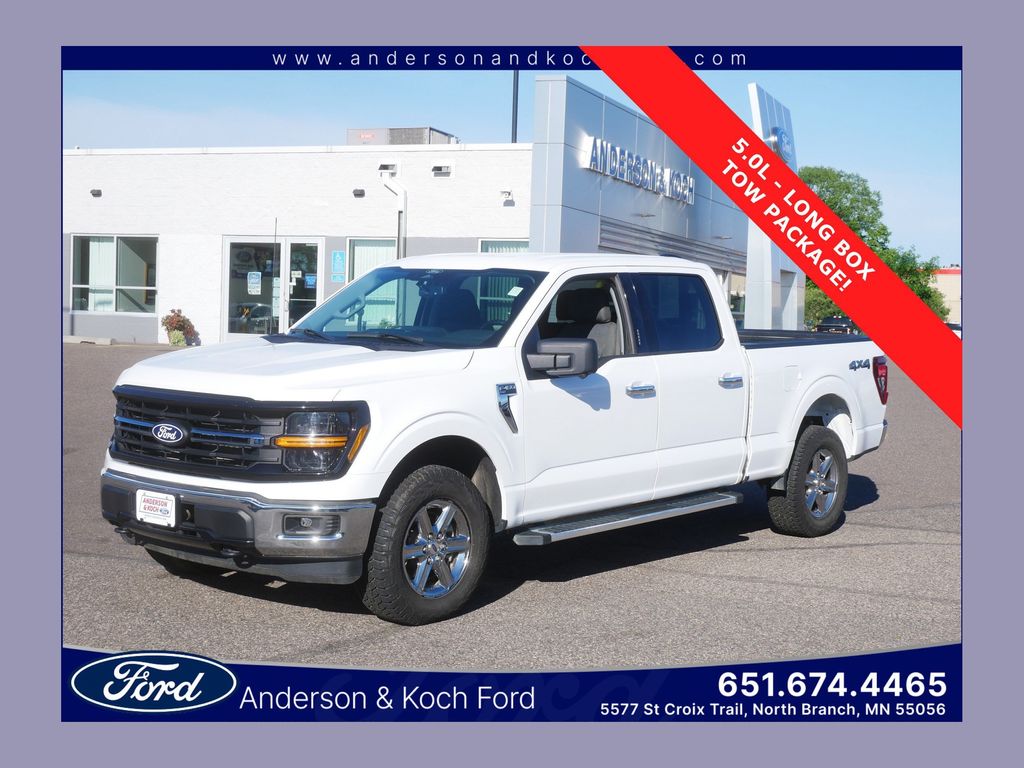 Oxford White 2024 Ford F-150 Pickup Truck Four-Wheel Drive Automatic