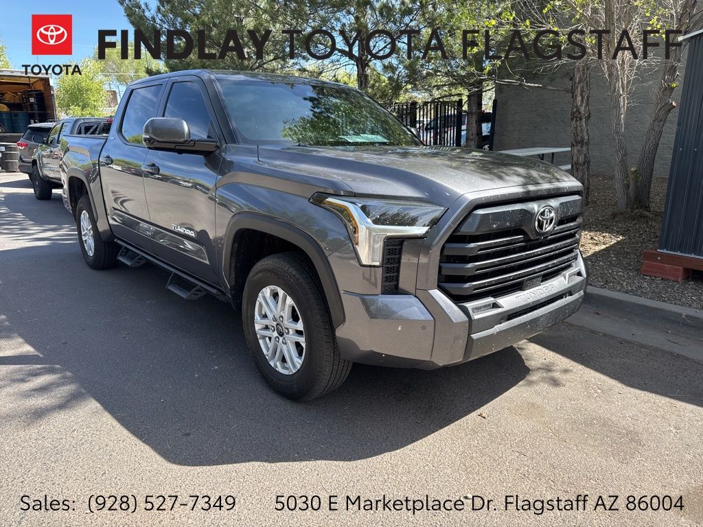 Magnetic Gray Metallic 2025 Toyota Tundra SR5 CrewMax Cab 4WD Pickup Truck Four-Wheel Drive Automatic