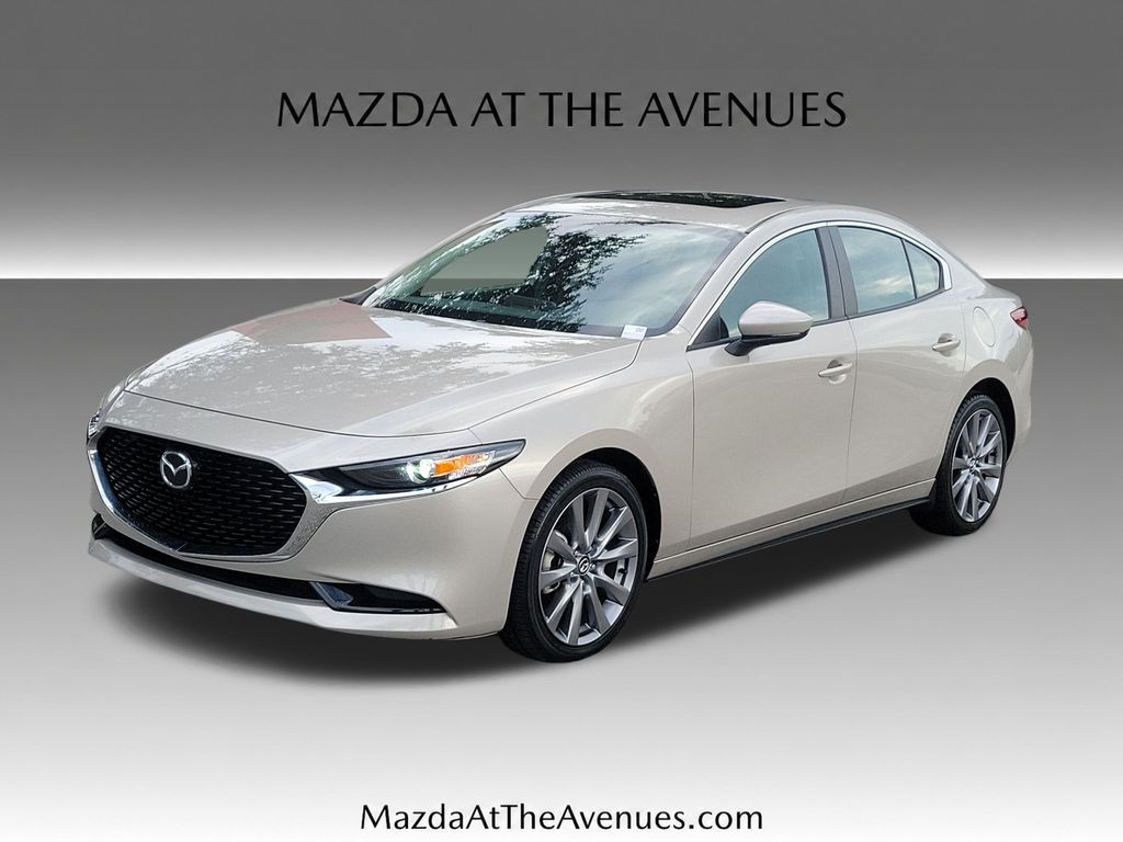 Quartz Metallic 2025 Mazda MAZDA3 Sedan Front-Wheel Drive 6-Speed Automatic