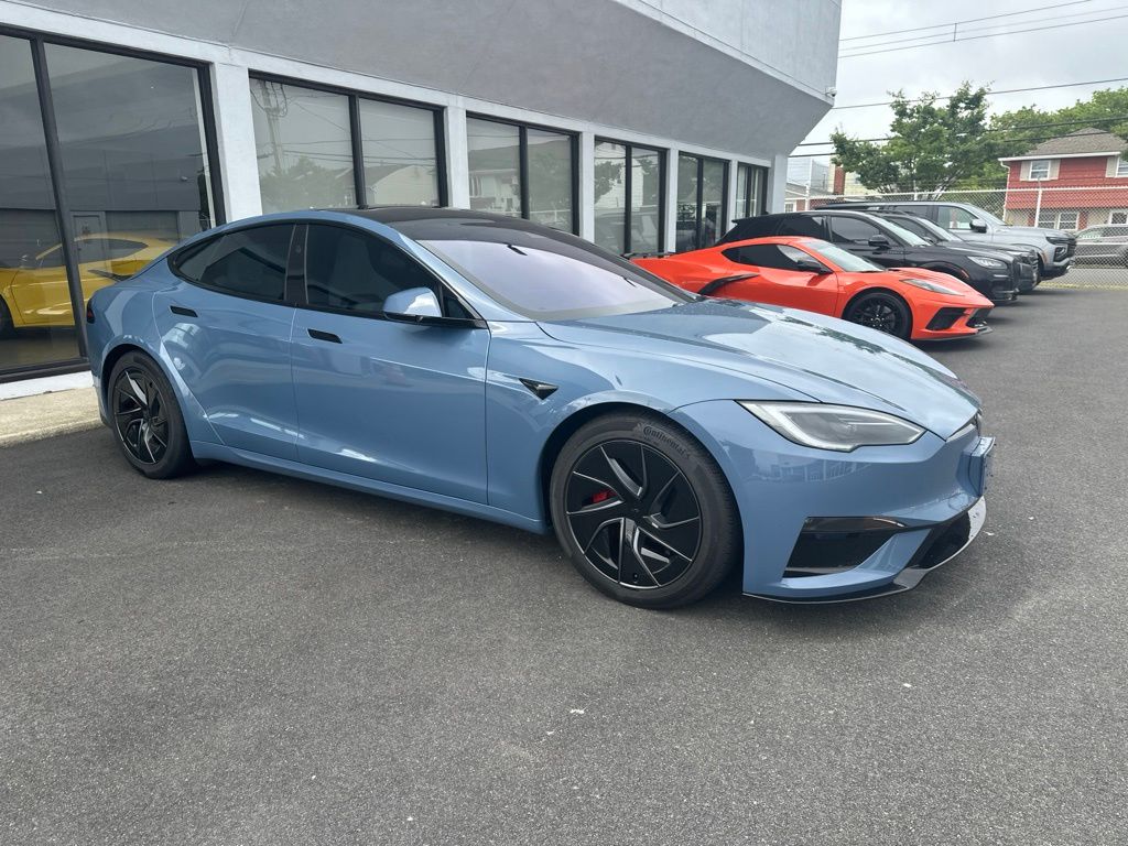 Frost Blue Metallic 2026 Tesla Model S Sedan All-Wheel Drive 1-Speed Automatic