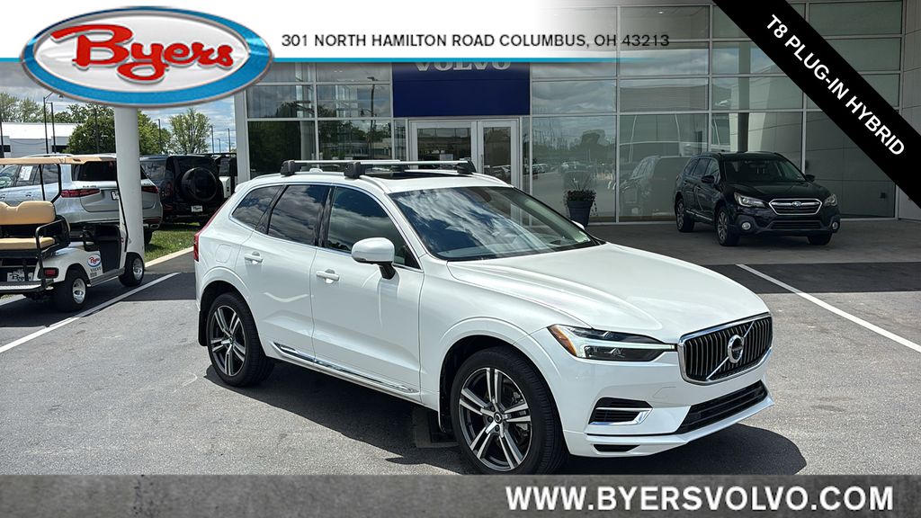 Crystal White 2021 Volvo XC60 SUV / Crossover All-Wheel Drive Automatic