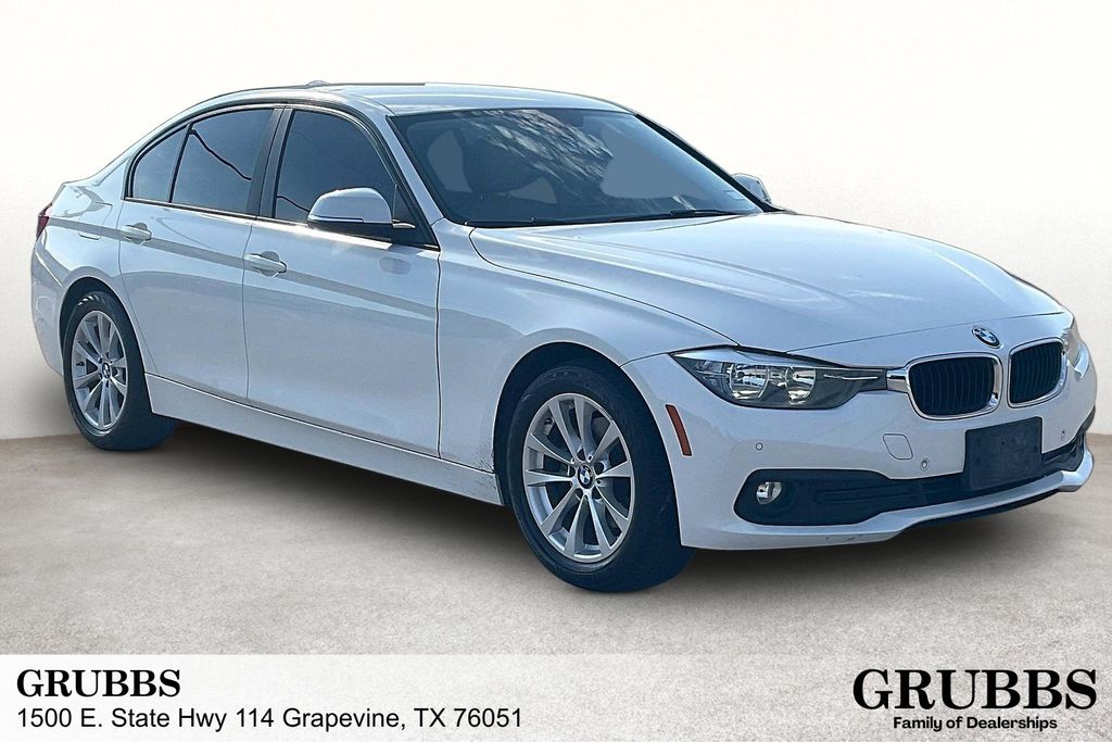 Alpine White 2016 BMW 3 Series Sedan Rear-Wheel Drive 8-Speed Automatic