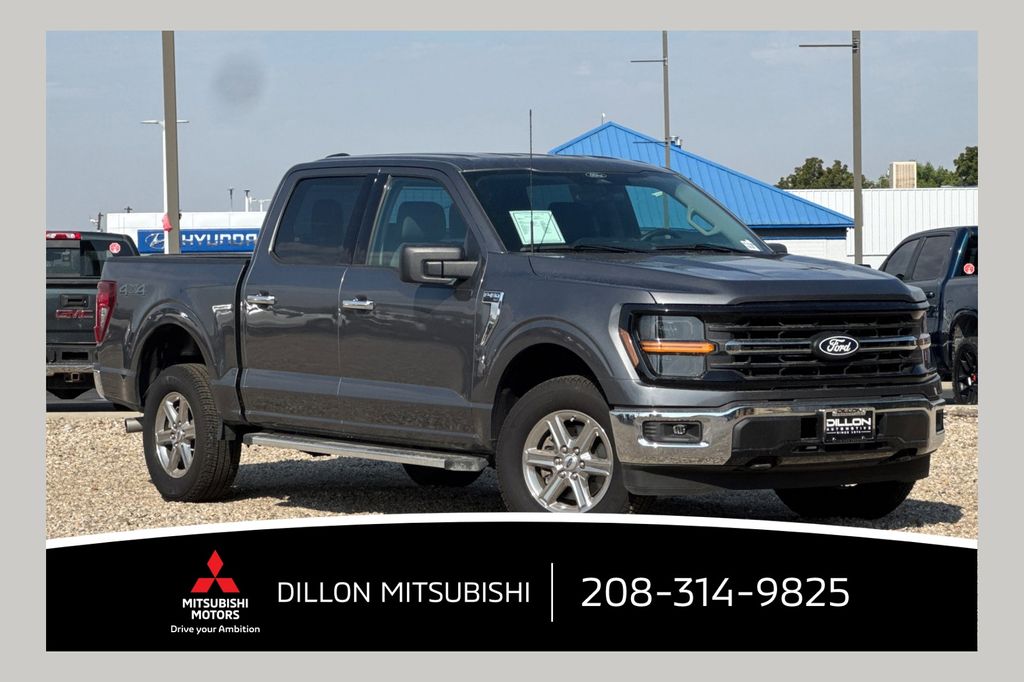 Gray 2025 Ford F-150 Pickup Truck Four-Wheel Drive Automatic