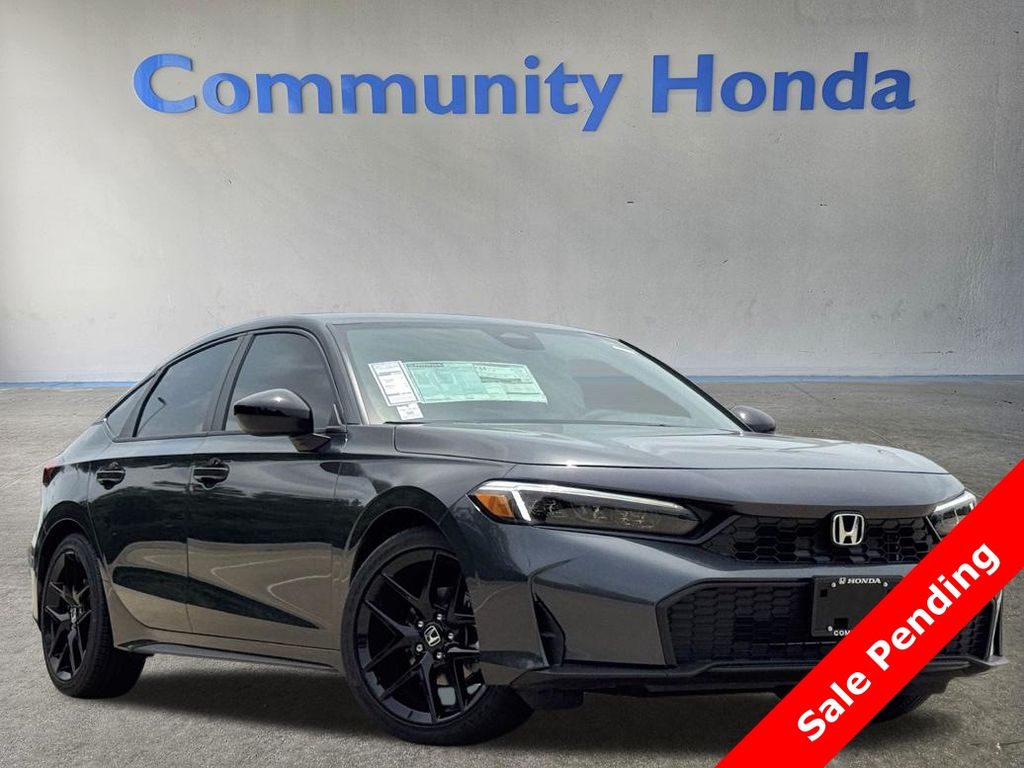 2026 Honda Civic Sport Gray at Classic Honda Galveston