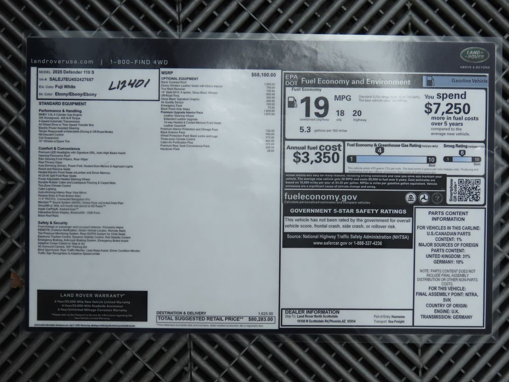 2025 Land Rover Defender 110 9