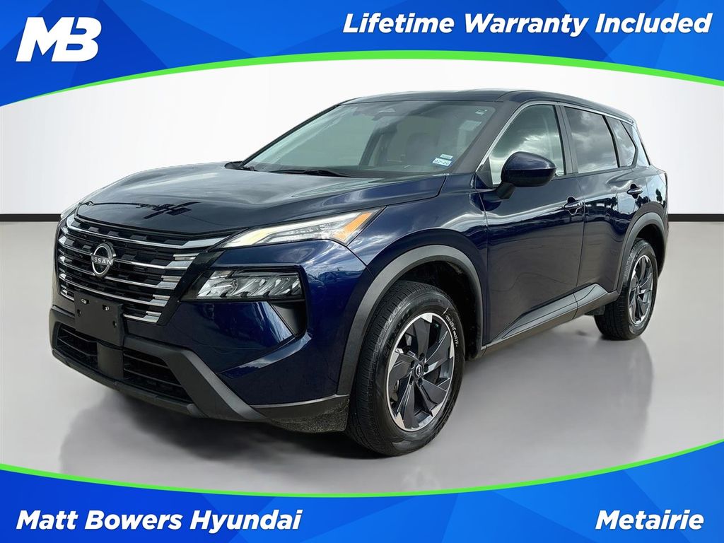 Deep Ocean Blue Pearl 2024 Nissan Rogue SUV / Crossover Front-Wheel Drive Continuously Variable Transmission