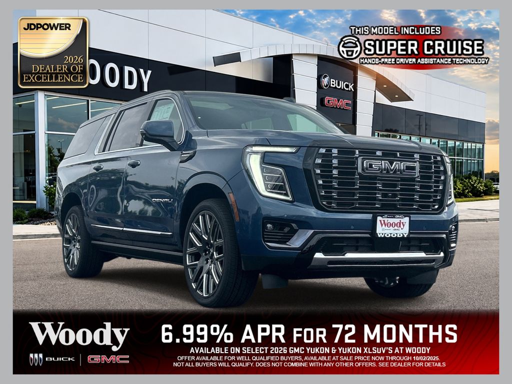 Downpour Metallic 2026 GMC Yukon XL SUV / Crossover Four-Wheel Drive