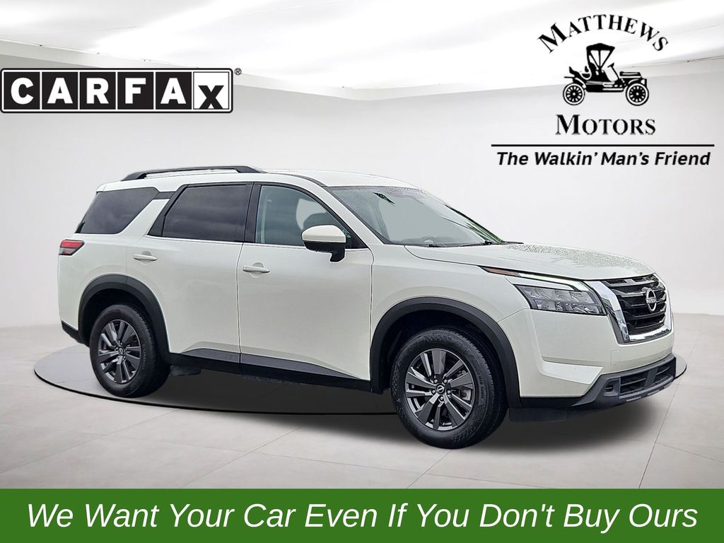 2024 Nissan Pathfinder SV White at Lugoff Nissan