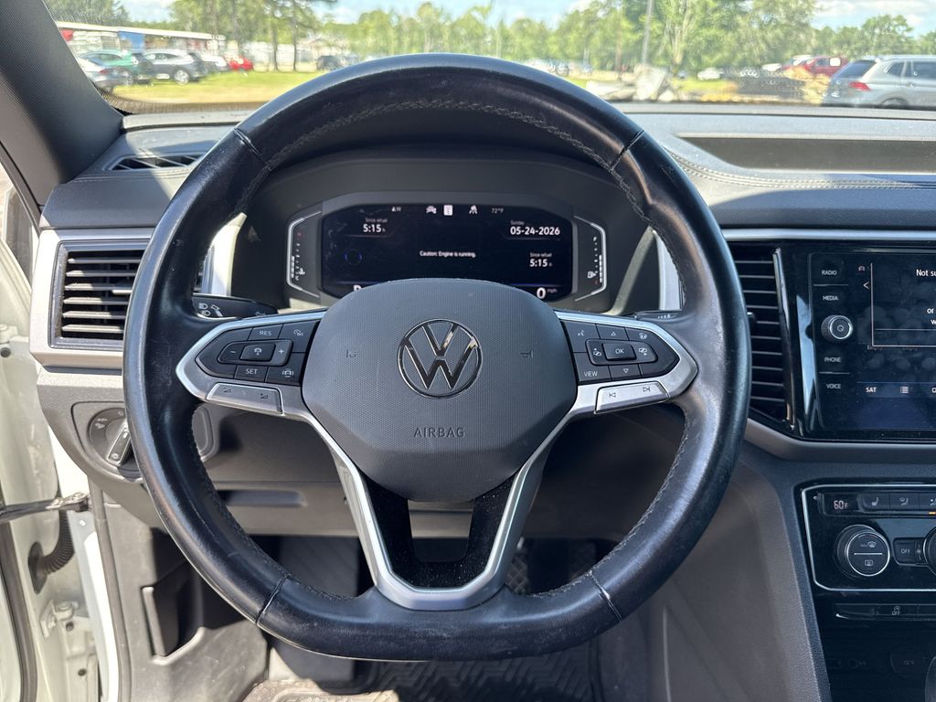 2020 Volkswagen Atlas Cross Sport 2.0T SEL White at DeMontrond Auto Country