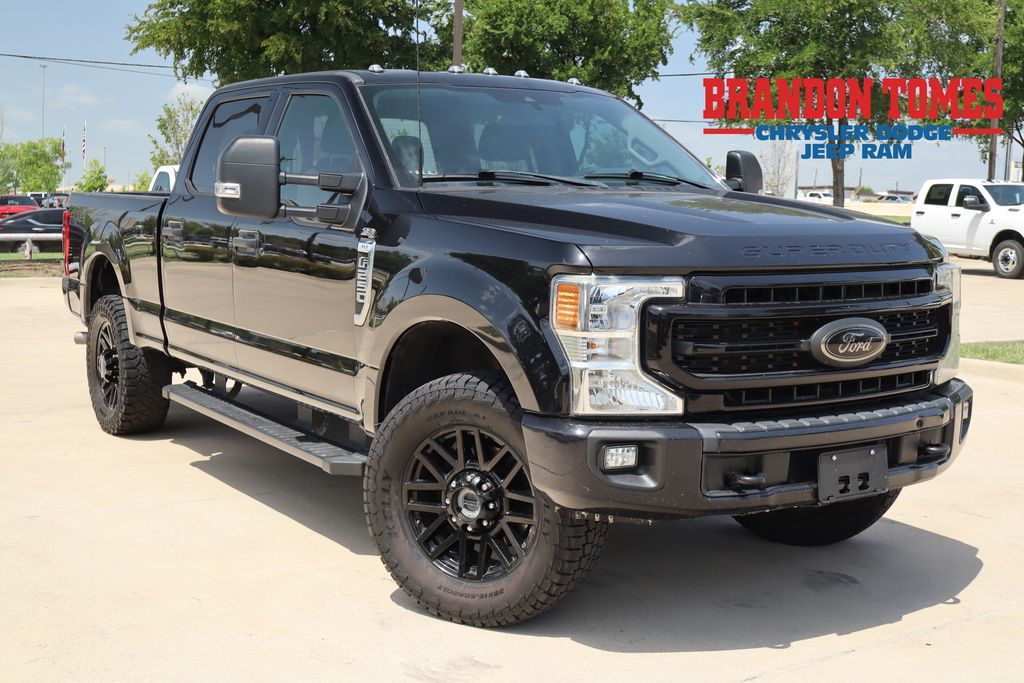Black Metallic 2022 Ford F-250 Super Duty Pickup Truck Four-Wheel Drive Automatic