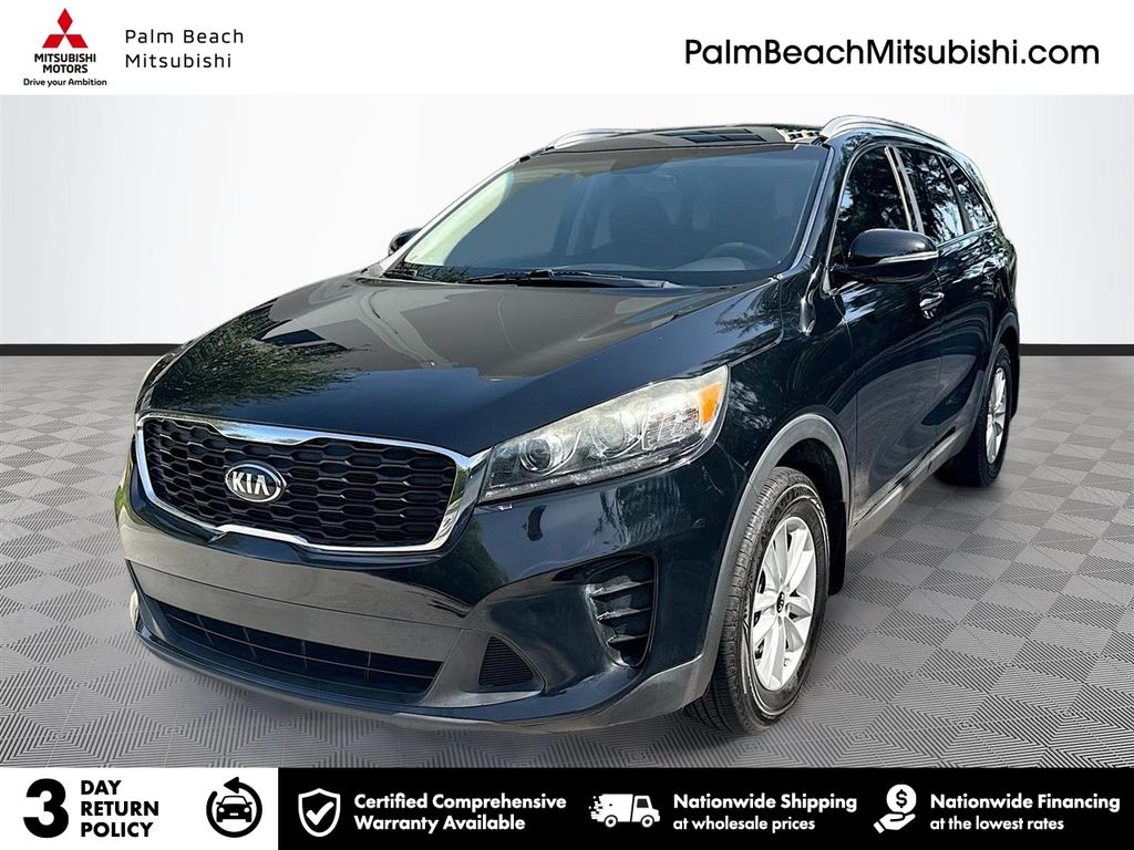 Ebony Black 2019 Kia Sorento SUV / Crossover Front-Wheel Drive 6-Speed Automatic