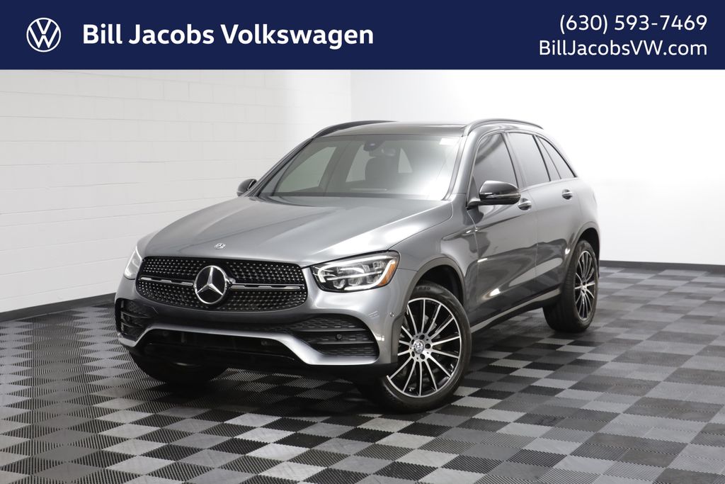 Graphite Gray Metallic 2021 Mercedes-Benz GLC SUV / Crossover Rear-Wheel Drive 9-Speed Automatic