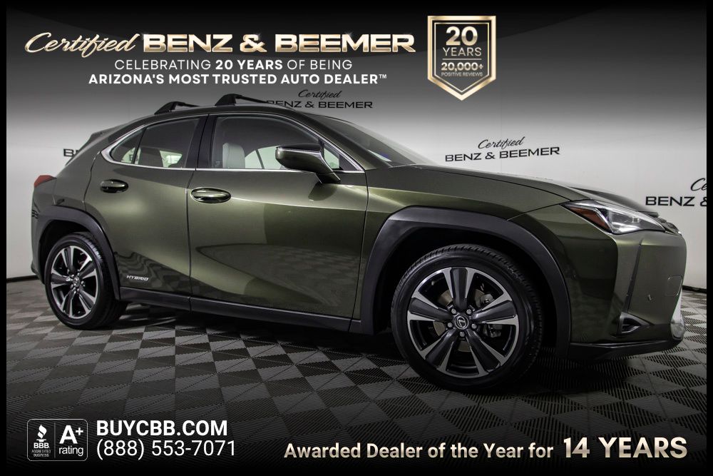 Green Pearl 2020 Lexus UX Hybrid SUV / Crossover All-Wheel Drive Continuously Variable Transmission