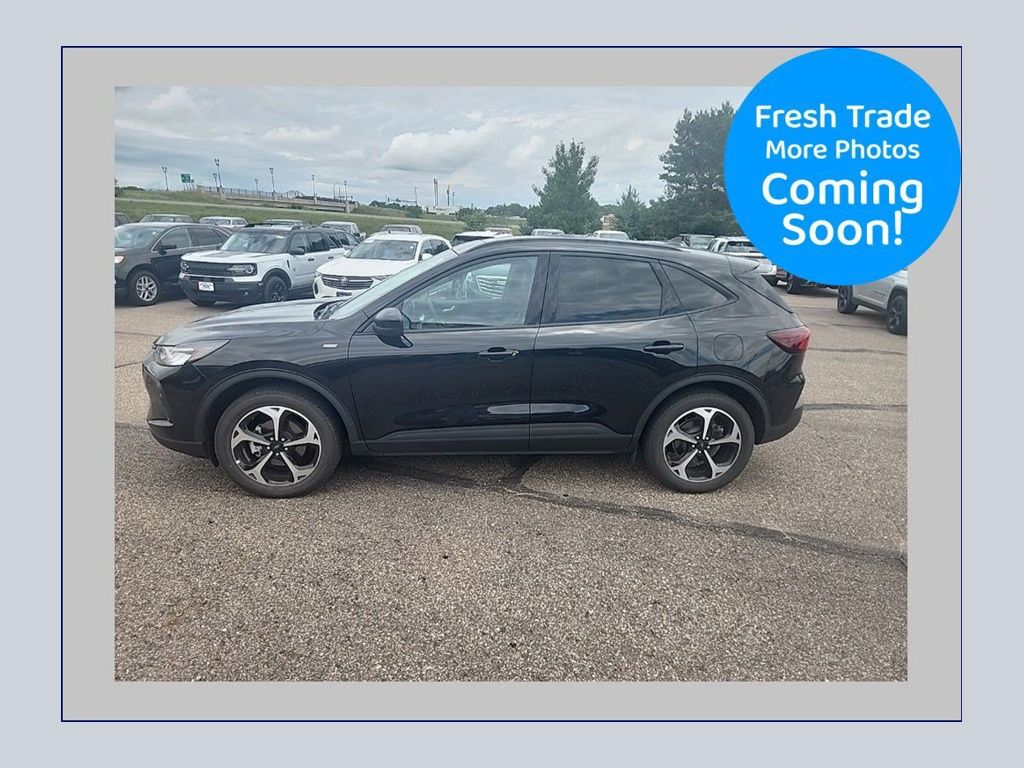 Agate Black Metallic 2025 Ford Escape Hybrid SUV / Crossover All-Wheel Drive Continuously Variable Transmission