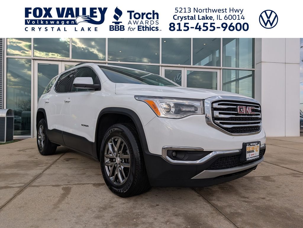 Summit White 2018 GMC Acadia SUV / Crossover Front-Wheel Drive 6-Speed Automatic