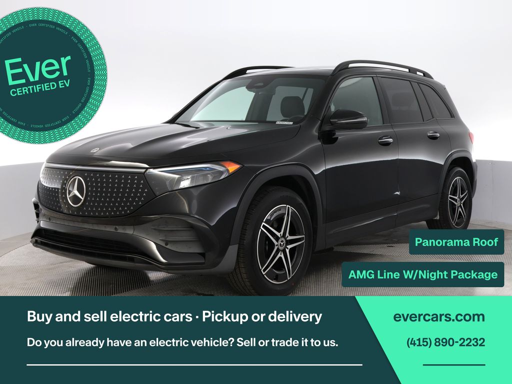 Black 2024 Mercedes-Benz EQB SUV / Crossover Front-Wheel Drive 1-Speed Automatic
