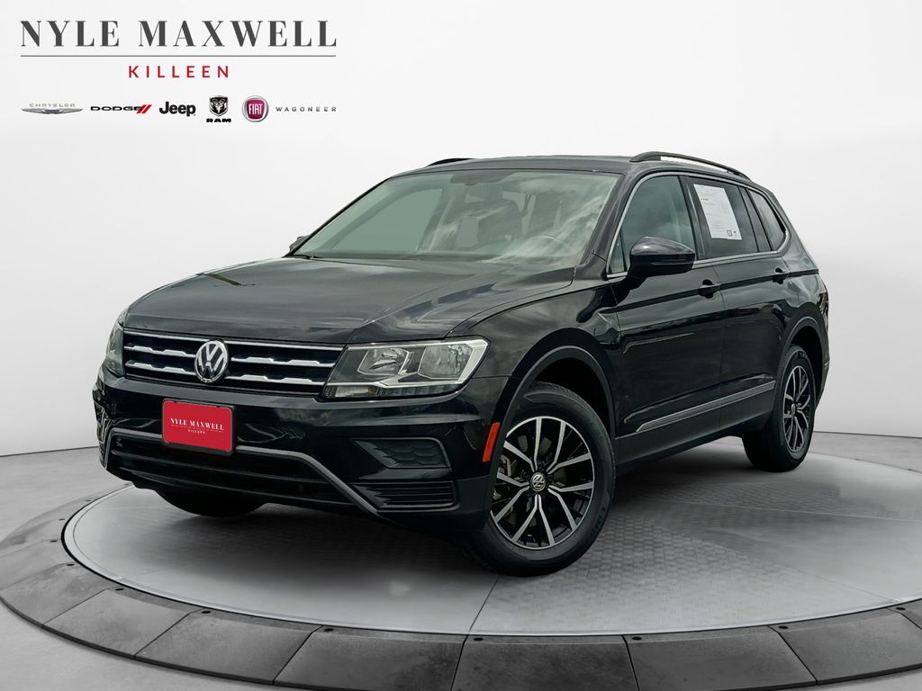Black 2021 Volkswagen Tiguan SUV / Crossover Front-Wheel Drive 8-Speed Automatic