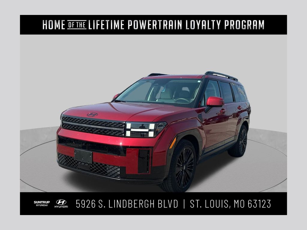 Ultimate Red 2025 Hyundai Santa Fe Hybrid SUV / Crossover All-Wheel Drive 6-Speed Automatic
