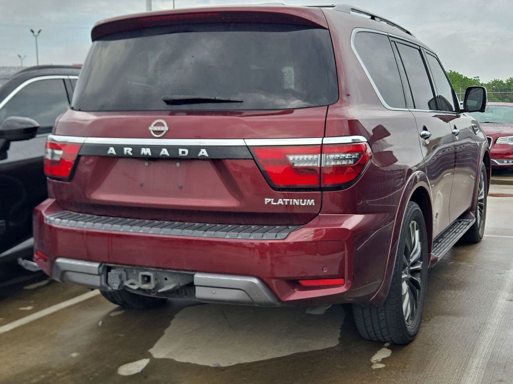 2022 Nissan Armada Platinum Red at DeMontrond Automotive Group