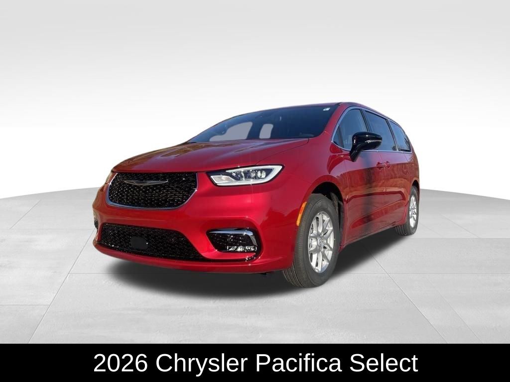 Red 2026 Chrysler Pacifica Minivan Front-Wheel Drive 9-Speed Automatic