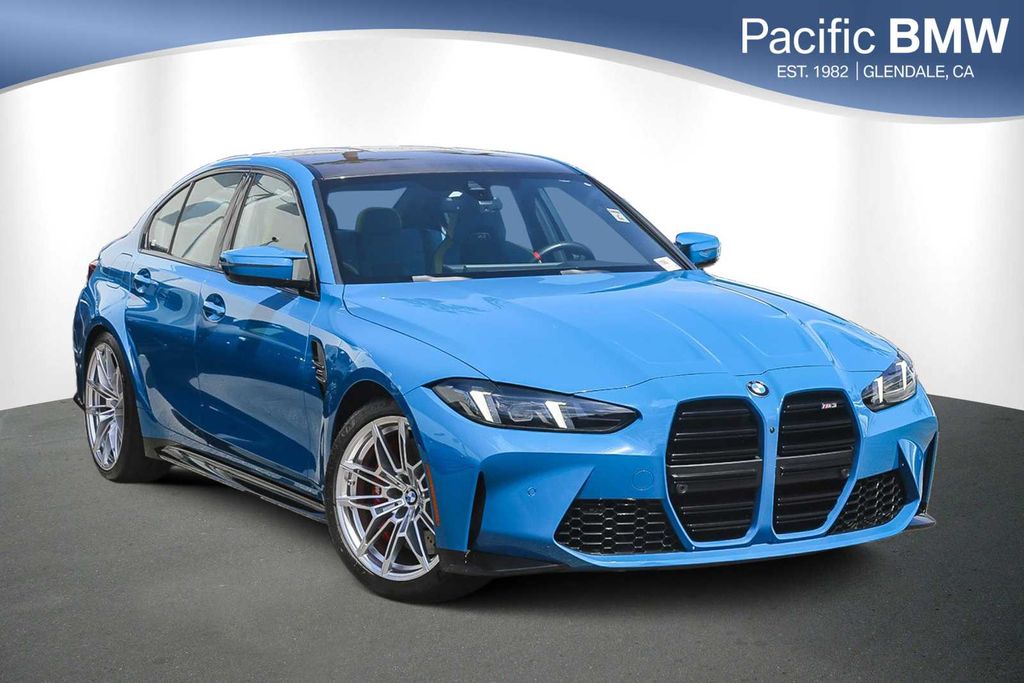 Laguna Seca Blue 2025 BMW M3 RWD Sedan Rear-Wheel Drive 6-Speed Manual