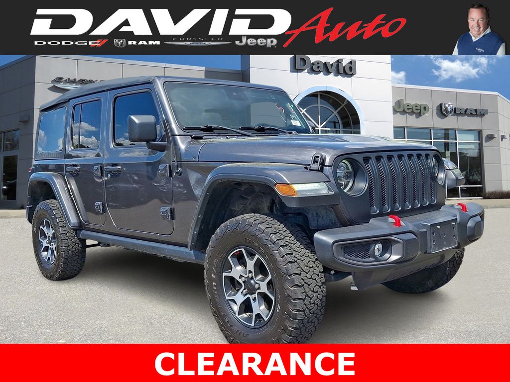 Gray (Granite Crystal Metallic Clearcoat) 2022 Jeep Wrangler Unlimited Rubicon 4WD SUV / Crossover Four-Wheel Drive 8-Speed Automatic