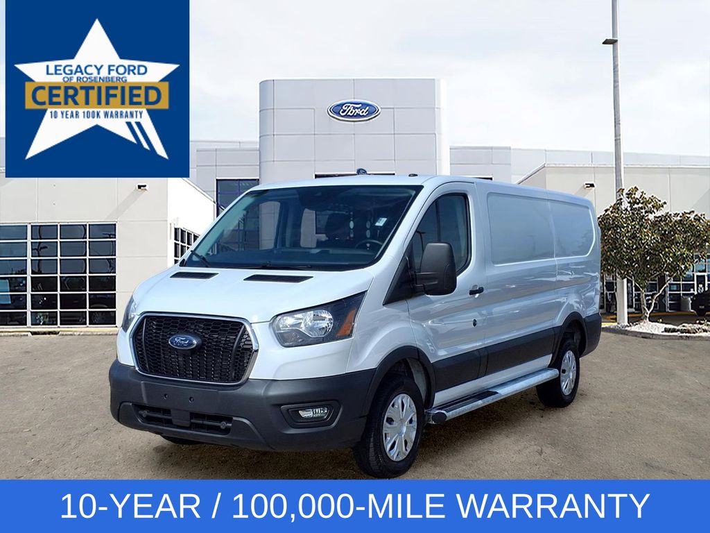 Oxford White 2025 Ford Transit Cargo Van Rear-Wheel Drive