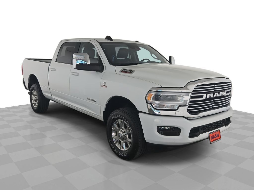 Bright White Clearcoat 2024 RAM 2500 Pickup Truck Four-Wheel Drive 6-Speed Automatic