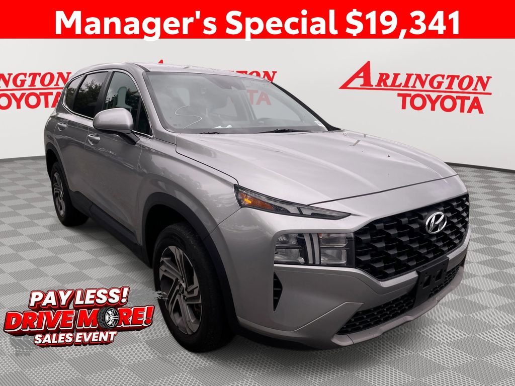 Shimmering Silver 2023 Hyundai Santa Fe SUV / Crossover All-Wheel Drive 8-Speed Automatic