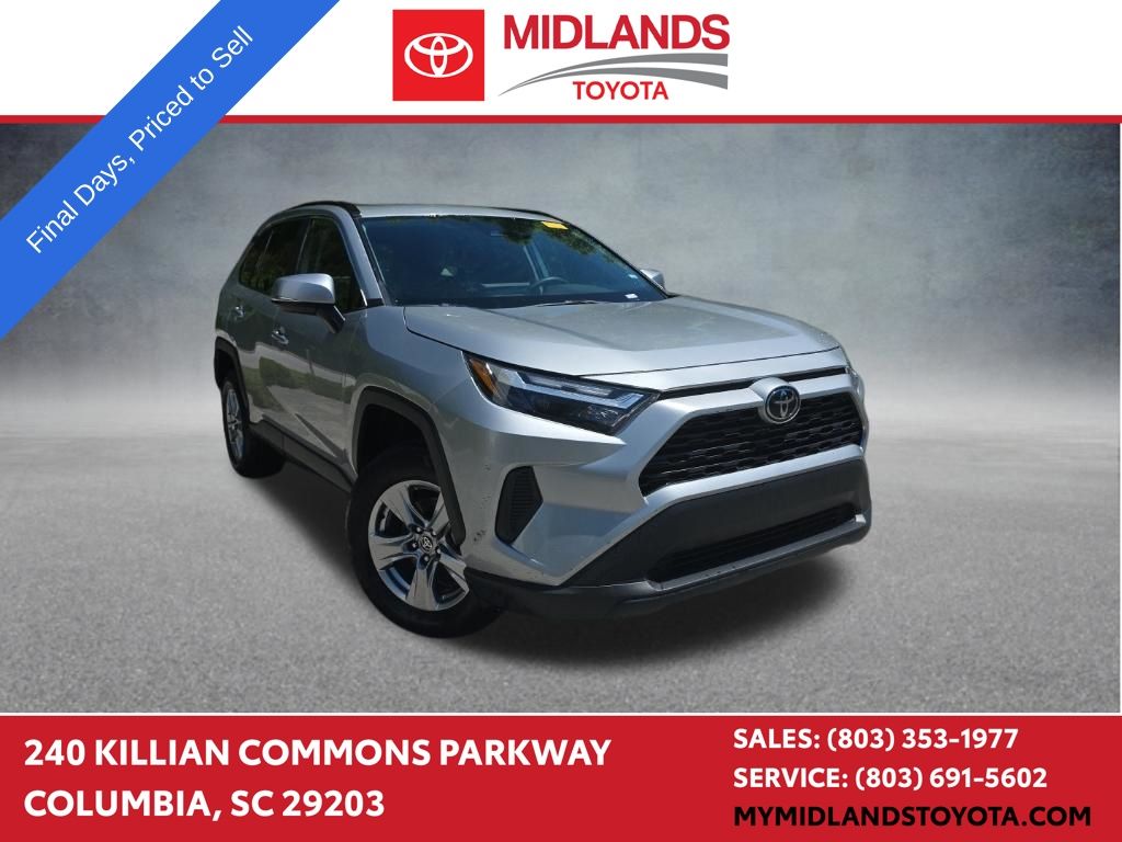 Silver Sky Metallic 2024 Toyota RAV4 XLE FWD SUV / Crossover Front-Wheel Drive 8-Speed Automatic